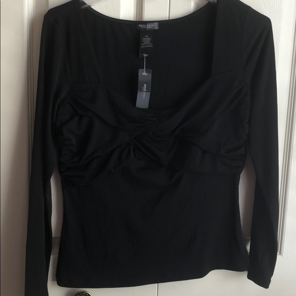 Long Sleeve Black Top